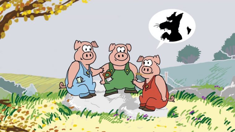 Le Mensonge Des Trois Petits Cochons – Compagnie Des encequiconcerne Dessin Petit Cochon