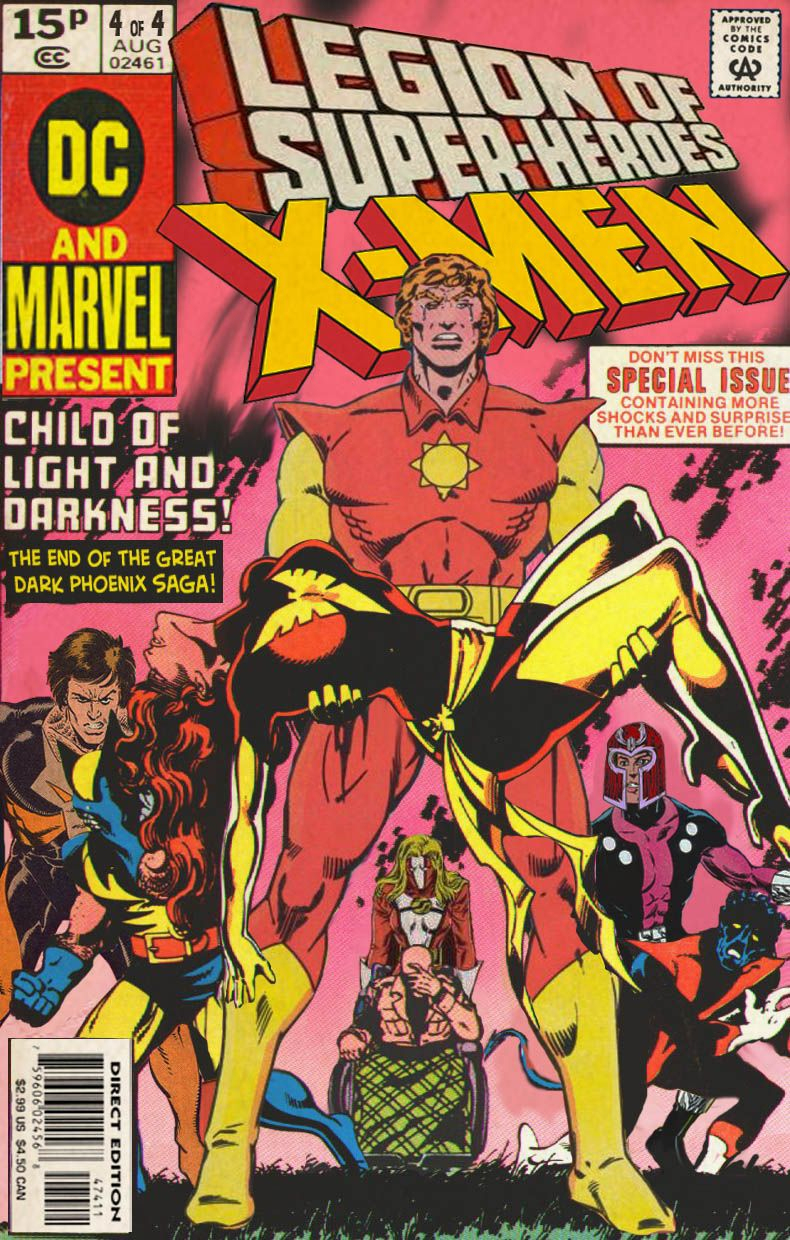 Legion Of Super Heroes And X-Men | Retro Comic Book, Dc pour Super Héros Fille Marvel