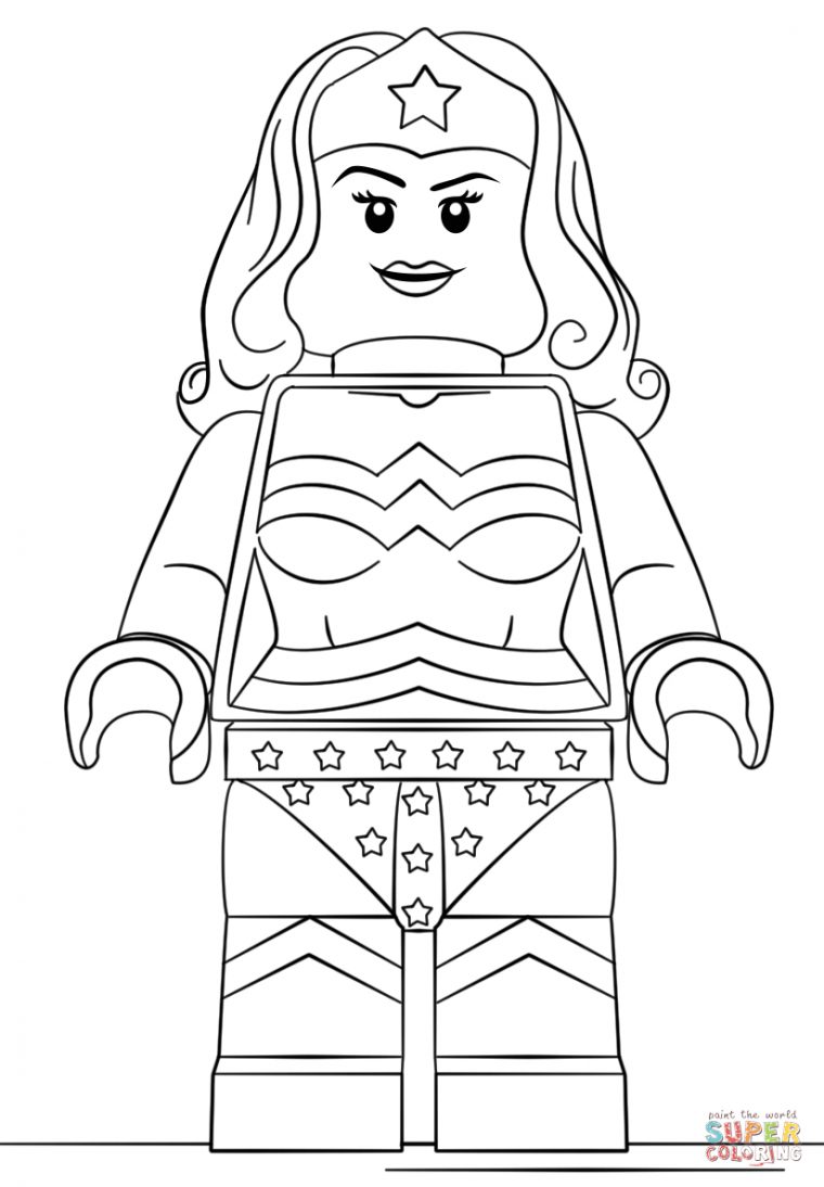 Lego Wonder Woman Coloring Page | Free Printable Coloring à Coloriage Wonder Woman A Imprimer