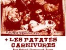 Les Cafards + Les Patates Carnivores Au Bar'Hic Le 19 Mai pour Les Patates Chanson