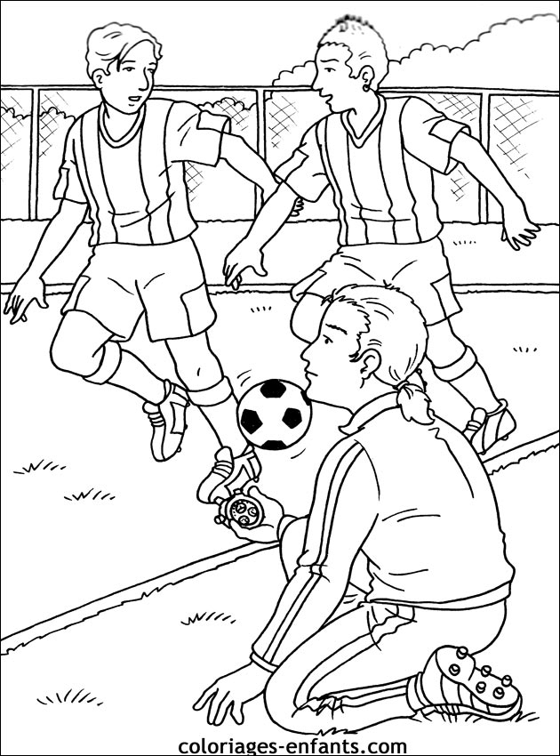 Les Coloriages De Football À Imprimer intérieur Coloriage Equipe De Foot