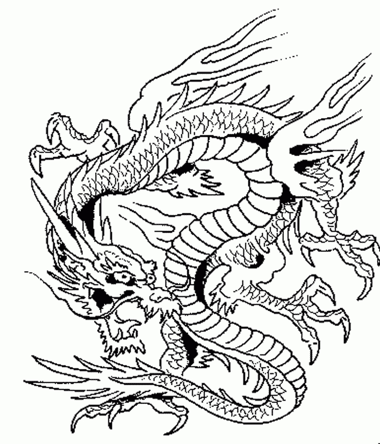 Les Grands Dragons Terrifiants – Kewlfr intérieur Coloriage Difficile Dragon