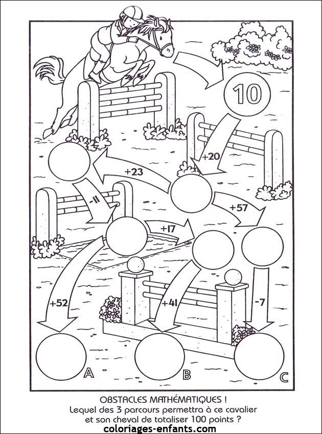 Les Jeux De Coloriages-Enfants | Optellen En Aftrekken, Hoofdrekenen, Wiskunde Werkbladen encequiconcerne Jeux De Coloriage