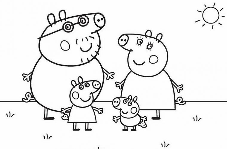 Les Nouveaux Coloriages De Peppa Pig Sont Arrivés encequiconcerne Jeux Peppa Pig Gratuit