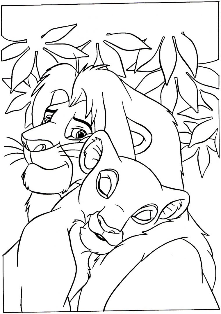 Lion King & Queen – The Lion King Kids Coloring Pages serapportantà Lion A Colorier Lion King & Queen – The Lion King Kids Coloring Pages serapportantà Lion A Colorier