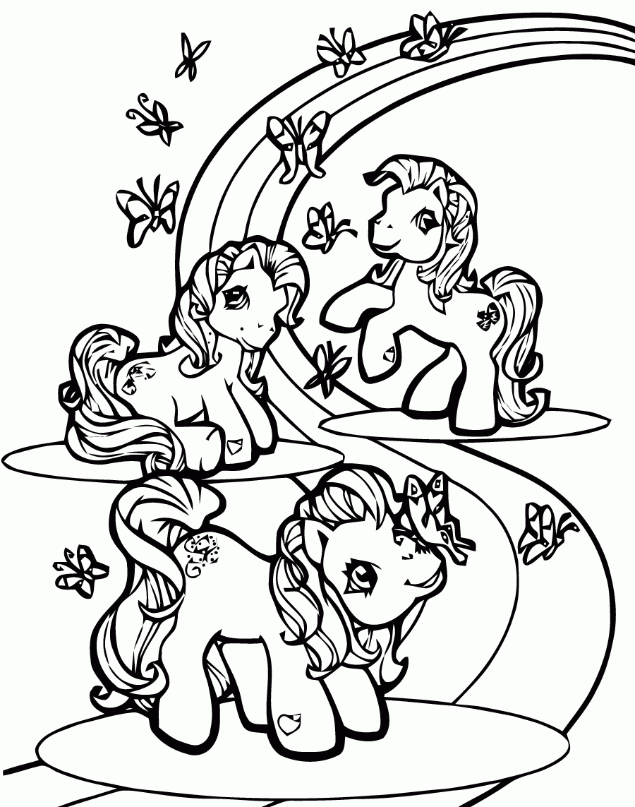 Little Poney For Children - Little Poney Kids Coloring Pages à My Little Pony A Imprimer