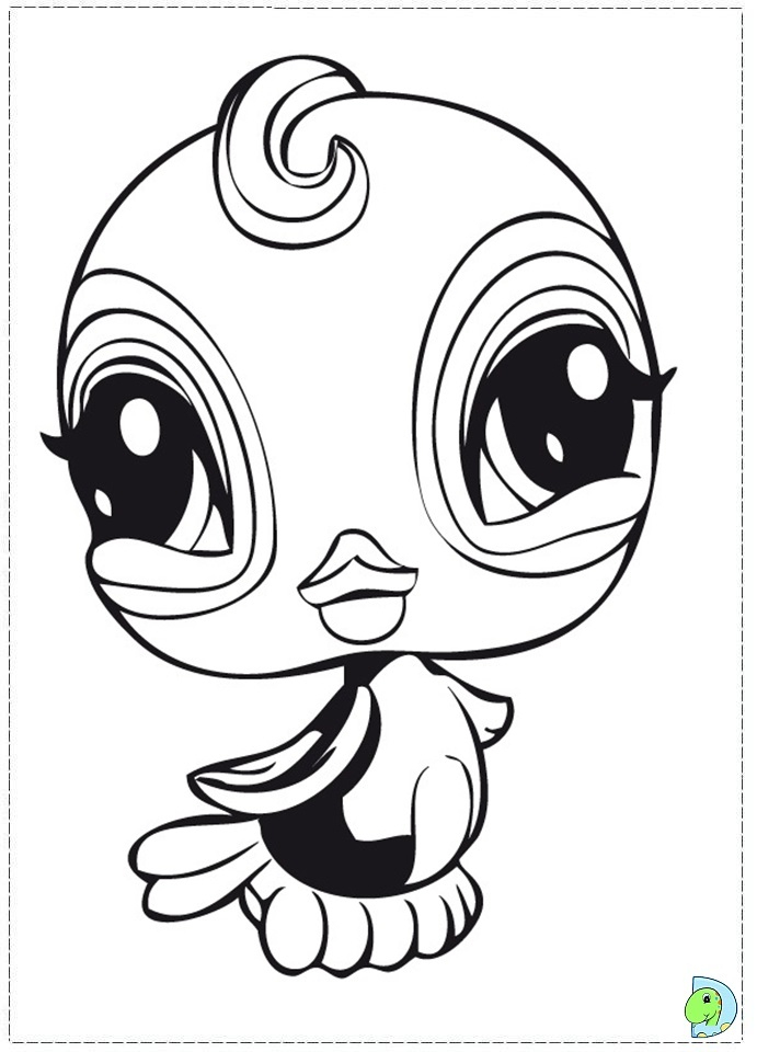 Littlest Pet Shop Coloring Page - Dinokids dedans Coloriage Petshop À