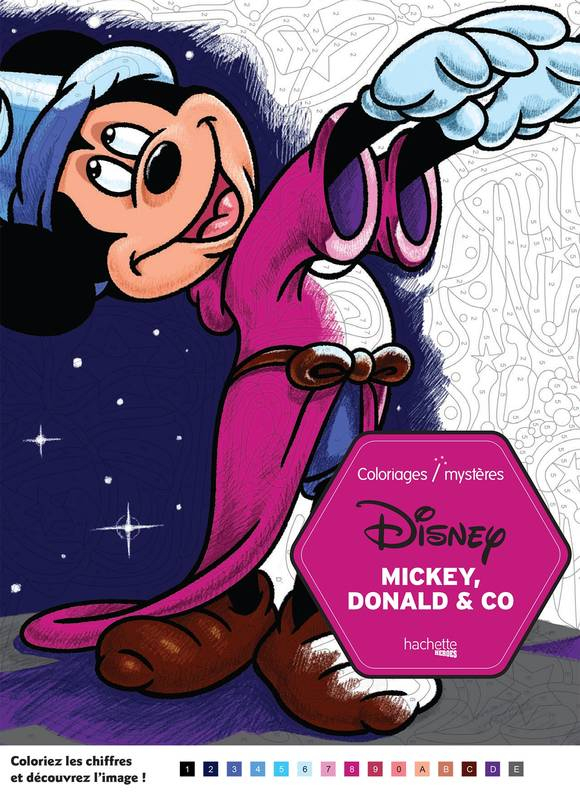 Livre: Coloriages Mystères Disney Mickey, Donald &amp; Co serapportantà Coloriage Mystere Disney