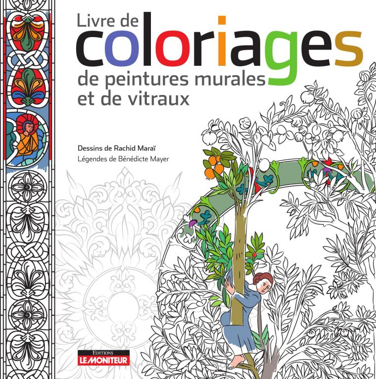Livre De Coloriages De Peintures Murales Et De Vitraux By intérieur Des Coloriage