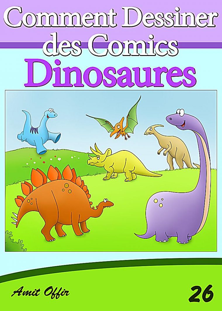 Livre De Dessin: Comment Dessiner Des Comics – Dinosaures intérieur Comment Dessiner Un Dinosaure