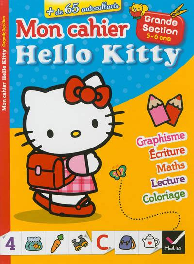 Livre : Mon Cahier Hello Kitty – Hatier encequiconcerne Album Coloriage