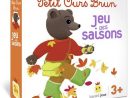 Livre Petit Ours Brun - Le Jeu Des Saisons - France Jeux pour Jeux De Petit Ours Brun Gratuit