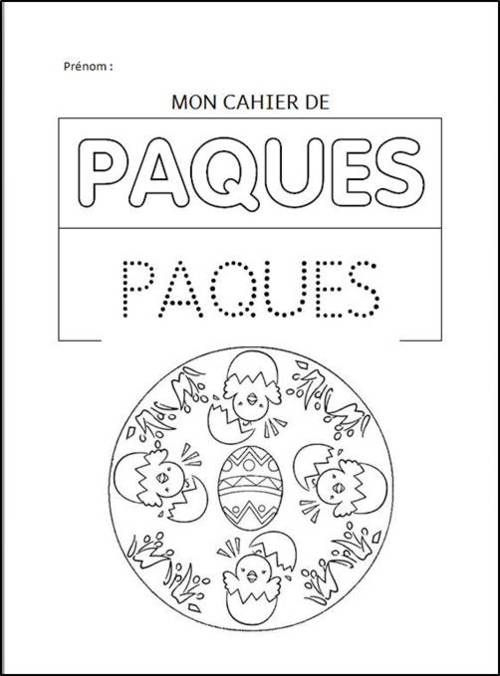 Livret De Pâques | Paques, Activité De Paques, Jeux De Paques encequiconcerne Cahier De Coloriage À Imprimer Maternelle