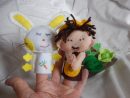 Lot De Marionnettes À Doigt En Feutrine - Mon Petit Lapin avec Le Petit Lapin S Est Caché Dans Le Jardin