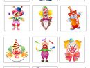 Loto Des Clowns Planche 1 À Imprimer 2 Fois | Carnaval serapportantà Jeux De Mémory À Imprimer