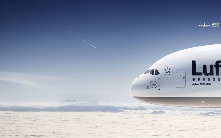 Lufthansa Airbus A380 Aviation Hd Wallpaper | Aerei serapportantà Fond D&#039;Ecran Hd Themes Elie S Book