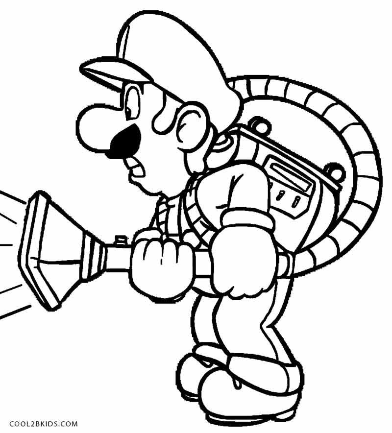 Luigi Coloring Pages | Coloriage Mario, Coloriage tout Coloriage De Mario Et Luigi