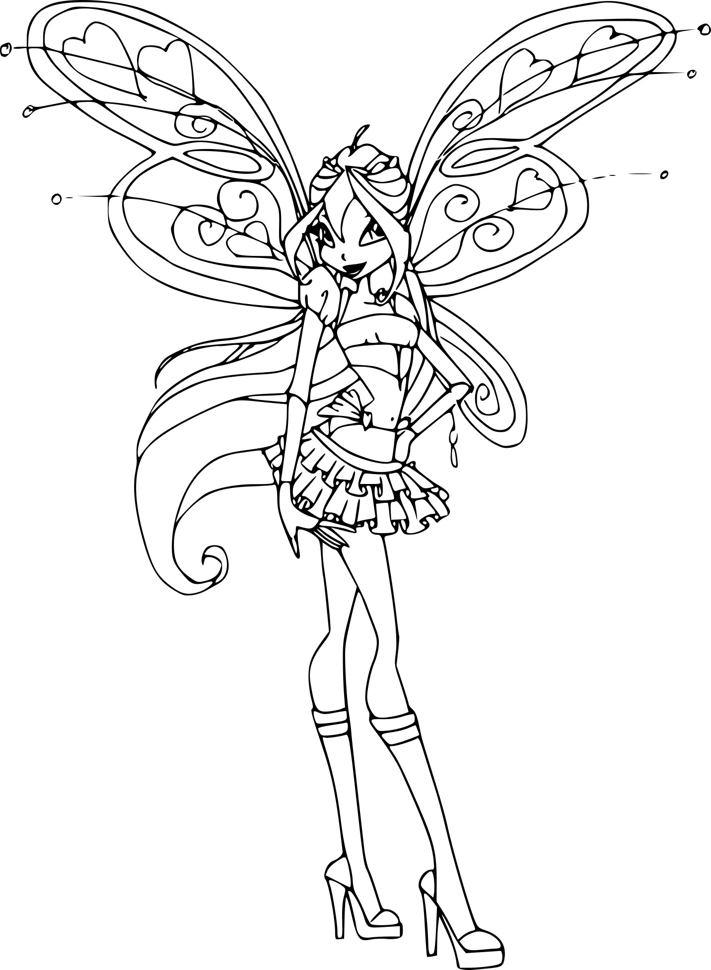 Luxe Dessin A Colorier Winx Bloom – Mademoiselleosaki destiné Coloriage De Winx Club