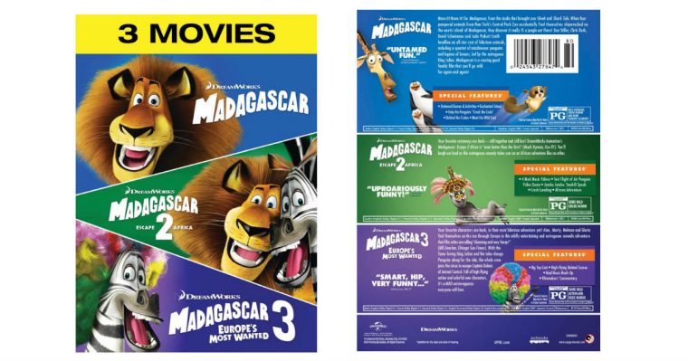 Madagascar 1, 2, & 3 On Dvd Only $12.99 Shipped (Reg. $23 pour Madagascar 2 Argue 1/2