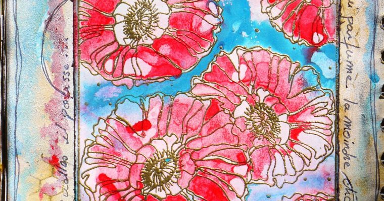 Mag&Scrap: Art Journal : L'Amour Est Une Fleur Printanière pour Ma Main Est Une Fleur