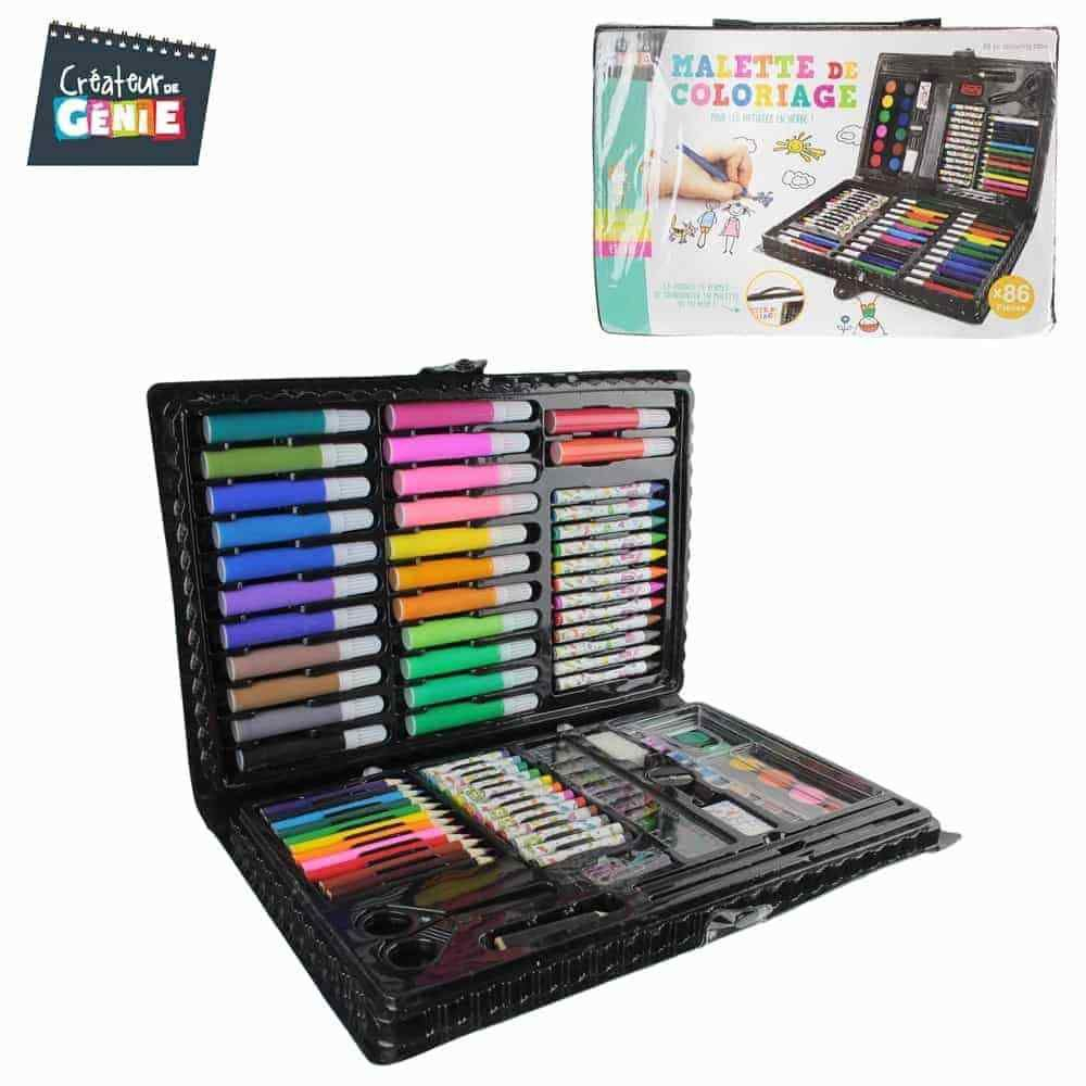 Malette De Coloriage (Coffret De Luxe 86 Pièces) X 24 tout Malette De Coloriage