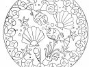 Mandala Domandalas Seabed 2 - M&amp;Alas Adult Coloring Pages avec Coloriage Animaux De La Mer A Imprimer