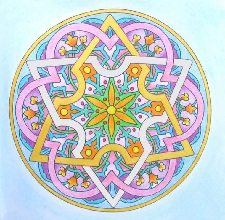 Mandala Du Jour – Le Blé D'Or Créations serapportantà Mandala Colorié