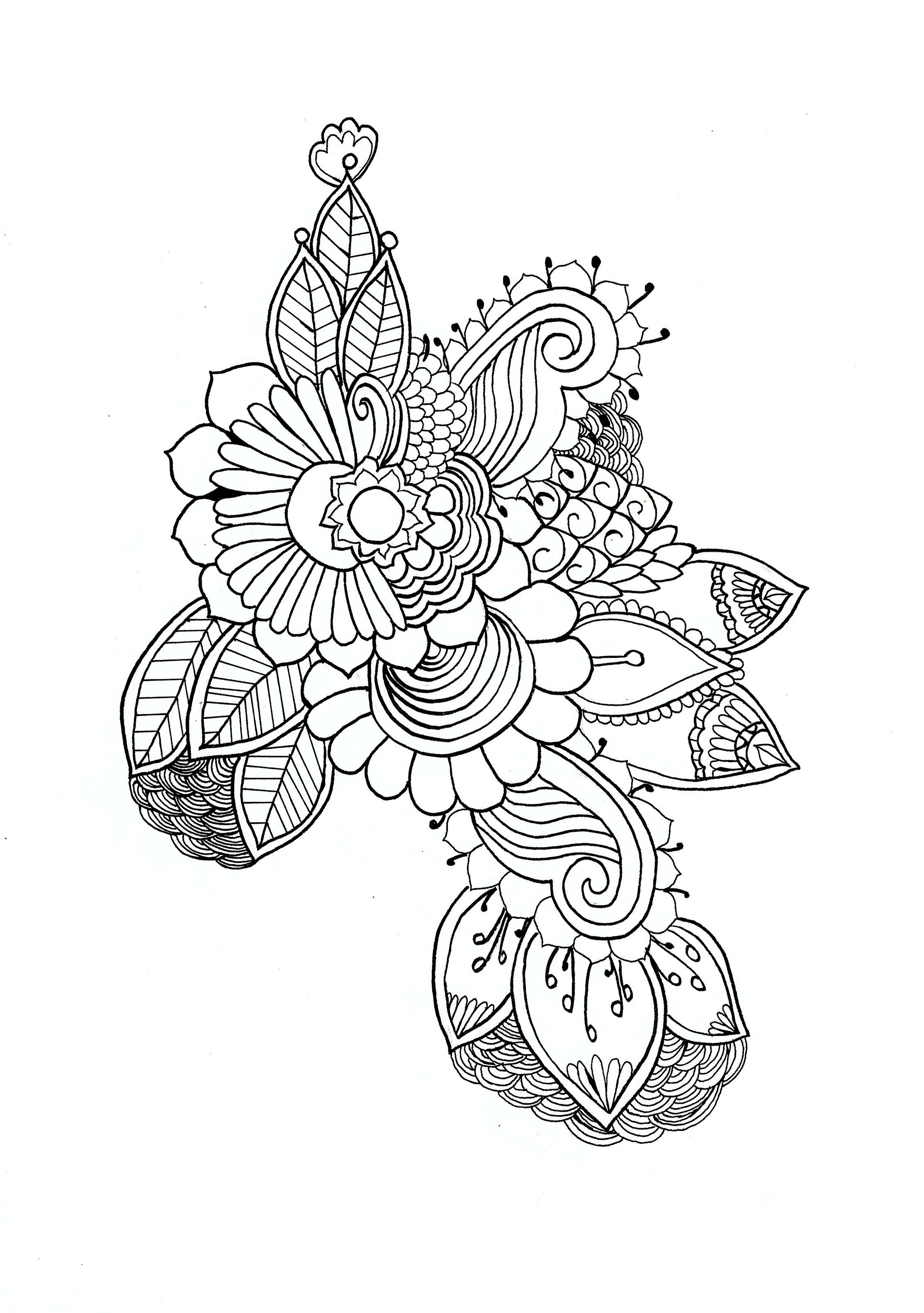 Mandala Par Chloe - Mandalas - Coloriages Difficiles Pour tout Coloriage Mandala Adulte A Imprimer