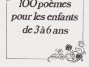 Manuels Anciens: Renault, Laurent, 100 Poèmes Pour Les avec Vive Les Vacances Poeme Pour Enfant
