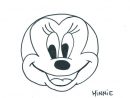 Masque Minnie intérieur Coloriage Tete Mickey