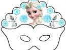 Masque Reine Des Neiges Elsa, Olaf | Reine Des Neiges avec Jeux De Reine Des Neige Gratuit