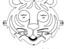 Masque Tigre Coloriage | Coloriage Masque, Coloriage destiné Masque Enfant A Imprimer