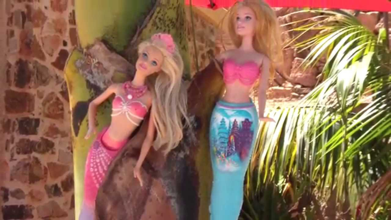 Mes Barbie Sont Parties En Vacances - serapportantà Barbie Sirene A La Plage Translation