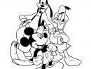 Mickey Donald Dingo - Coloriage Mickey Et Ses Amis pour Dessin À Colorier Mickey