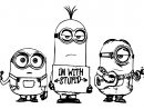 Minions To Color For Children - Minions Kids Coloring Pages tout Coloriage Minion