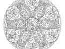 Minutieux Mandala Coloriage | Chainimage pour Mandala Coloriage