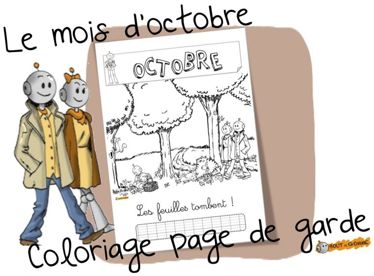 Mois D'Octobre : Coloriage De La Page De Garde – Bout De à Coloriage Septembre