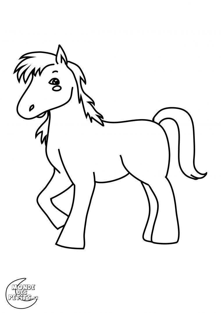 Monde Des Petits – Coloriages À Imprimer concernant Dessin À Imprimer De Chevaux Monde Des Petits – Coloriages À Imprimer concernant Dessin À Imprimer De Chevaux