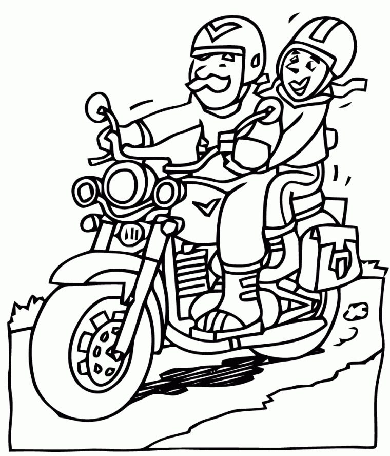 Moto Harley Dessin – Recherche Google | Coloring Pages encequiconcerne Coloriage De Moto Cross