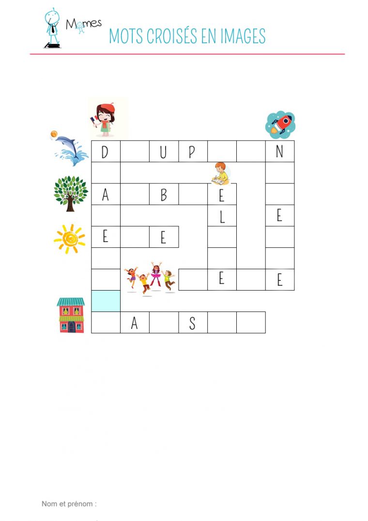 Mots Meles Gratuit 7 Ans encequiconcerne Mots Croises Gratuits A Imprimer