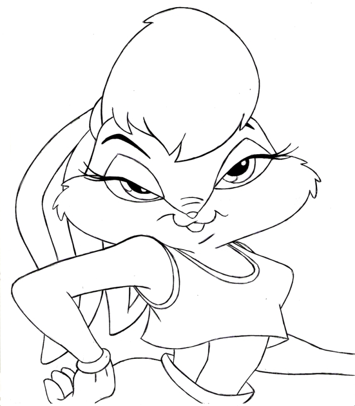My Picture: Lola Bunny Coloring Pages avec Coloriage Lola