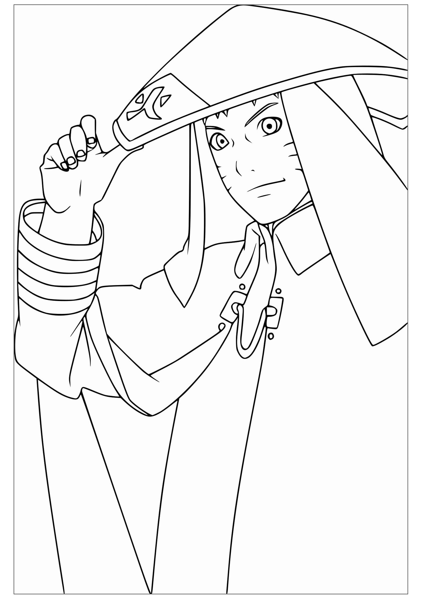 Naruto - Coloriage Naruto - Coloriages Pour Enfants avec Dessin De Naruto