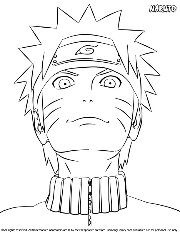 Naruto Coloring Picture pour Dessin Naruto Shippuden A Imprimer