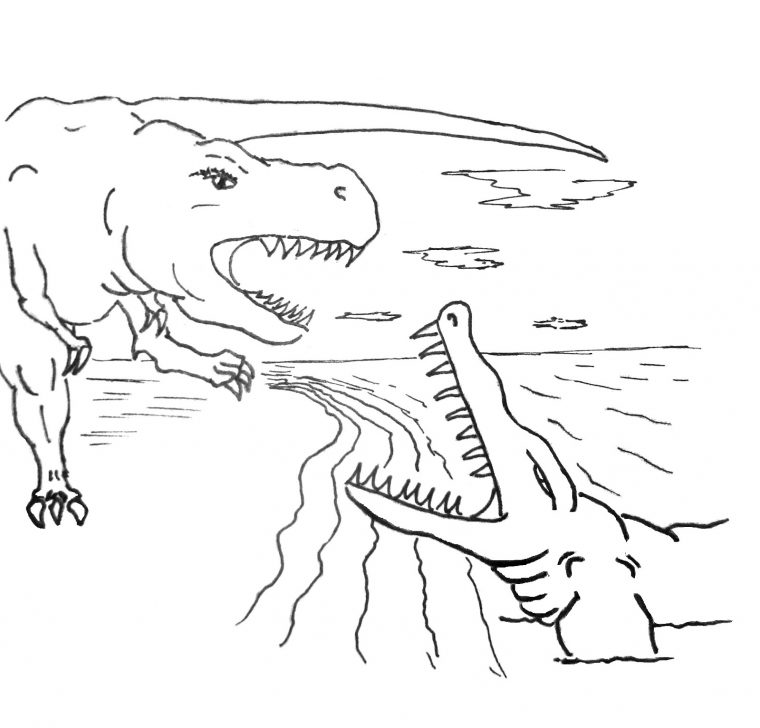 Nos Jeux De Coloriage Dinosaure À Imprimer Gratuit – Page destiné Coloriage De Dinosaure Gratuit