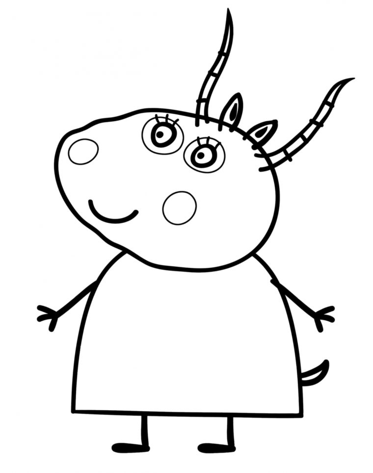 Suzy Sheep In Peppa Pig Coloring Page | Peppa Pig concernant Coloriage