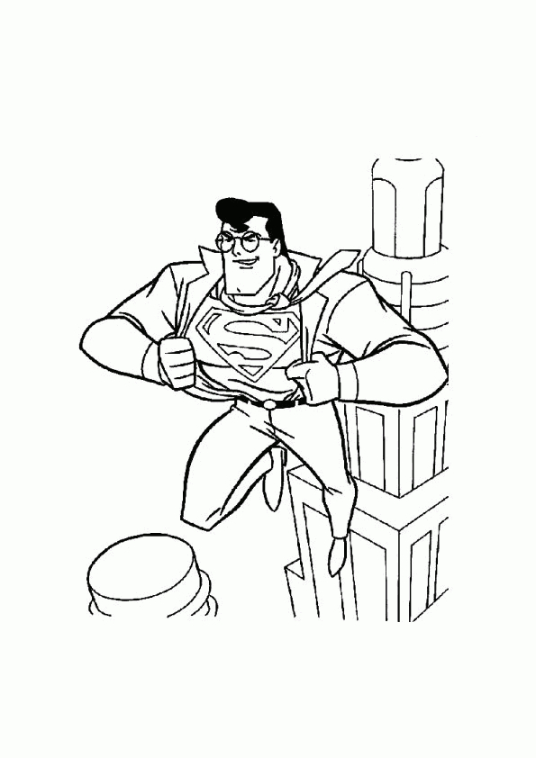 Nos Jeux De Coloriage Superman À Imprimer Gratuit - Page 2 dedans Coloriage Superman A Imprimer Gratuit