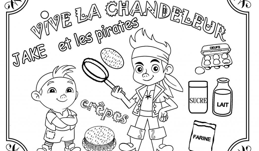 Nounou Du Nord Coloriage Chandeleur Chandeleur Jake Et Les intérieur Nounou Du Nord