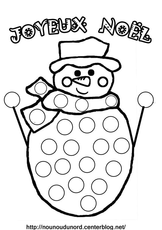 Nounou Du Nord Coloriage Noel Coloriage Gommettes Bonhomme à Nounou Du Nord