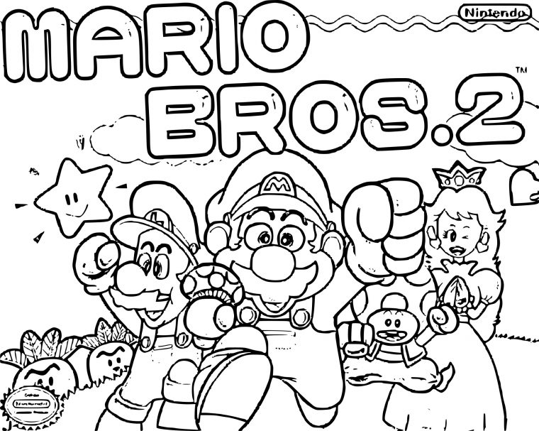 Nouveau Dessin A Colorier Gratuit Mario Bros avec Dessin À Imprimer Mario