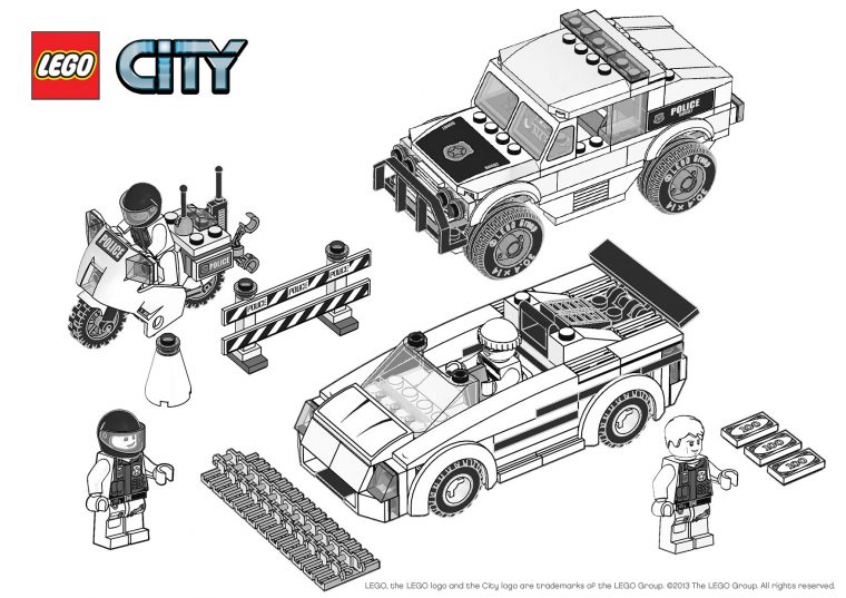 Nouveau Dessin A Colorier Lego Police – Mademoiselleosaki destiné Dessin Animé Lego City